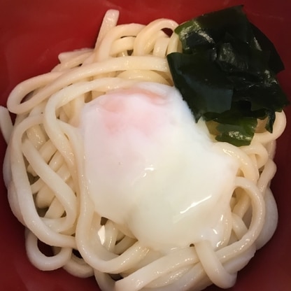 ぶっかけうどんに乗せました。
簡単なので、また作ります！